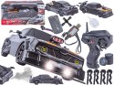 DUŻY Samochód Do Driftu Auto RC Drift 1:16 2,4 GHz PARA DYM Czarny Dodge 4WD LED