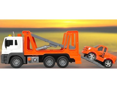 Multifunkcyjna Ciężarówka, Laweta, Transporter + Samochód Pomoc Drogowa 1:16 Auto Przecena 1
