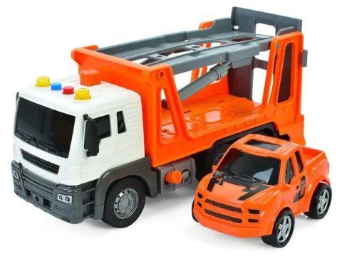 Multifunkcyjna Ciężarówka, Laweta, Transporter + Samochód Pomoc Drogowa 1:16 Auto Przecena 1