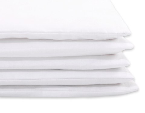 Bawełniana pościel dla dzieci 2-częściowa poszewki na poduszkę 60x40 i na kołderkę 120x90 - biała