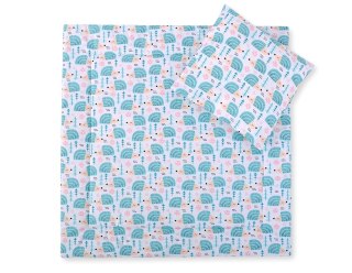 Pościel do wózka z wypełnieniem kołderka i poduszka - Jeżyki miętowe