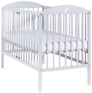 DREWEX Łóżeczko LISEK jasny szary