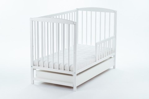 DREWEX Łóżeczko LULAYA DELUX tapczanik+szuflada biały