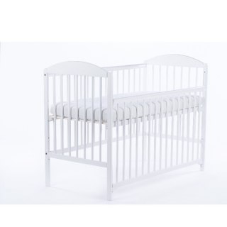 DREWEX Łóżeczko LULAYA biały opuszczany bok