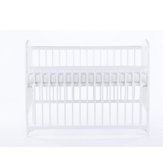 DREWEX Łóżeczko LULAYA biały opuszczany bok