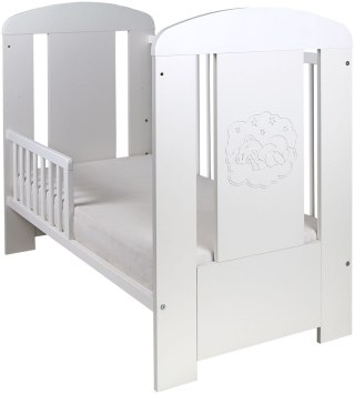 DREWEX Łóżeczko MIŚ BIAŁY COMFORT tapczanik