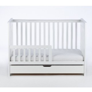 DREWEX Łóżeczko tapczanik IVE biały + szuflada