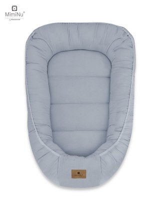 KIECZMERSKI Kokon niemowlęcy MUŚLIN BAWEŁNIANY jeans bawełna 100%