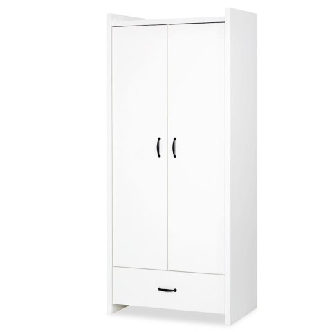 KLUPŚ Szafa dwudrzwiowa AMELIA biała