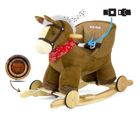 MILLY MALLY 2193 Koń Polly Dark Brown