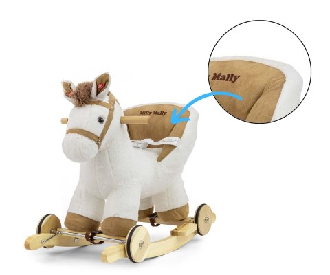 MILLY MALLY 5467 Koń Polly White