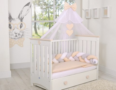 Moskitiera z szyfonu- biała