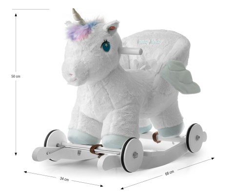 MILLY MALLY 6482 Koń Polly White Jednorożec