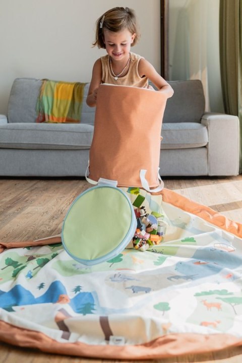 PLAY&GO SOO 601628 Kosz i mata 2w1 Zoo