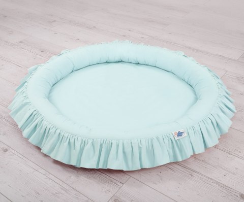 Gniazdko z falbanką - jasna mięta
