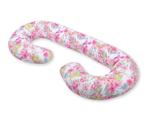 Poduszka ciążowa typu C dla kobiet w ciąży do spania karmienia + zdejmowana poszewka - koliberki