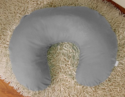 Poduszka rogal do karmienia fasolka + zdejmowana poszewka - antracyt