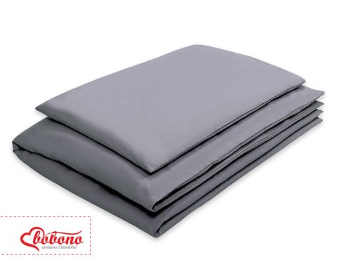 Pościel 2-cz 120x90 - Serduszka antracyt