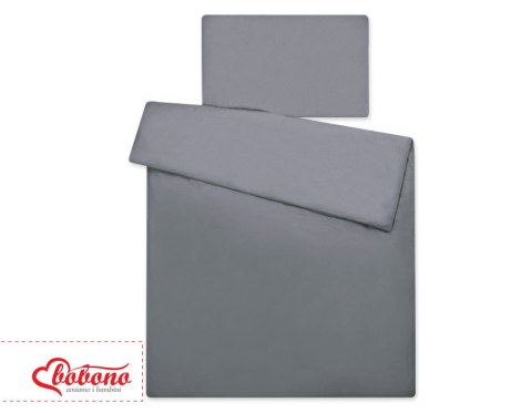 Pościel 2-cz 120x90 - Serduszka antracyt