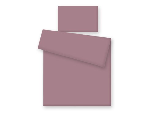 Bawełniana pościel dla dzieci 2-częściowa poszewki na poduszkę 60x40 i na kołderkę 120x90 -róż retro