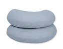 Poduszka ciążowa typu C dla kobiet w ciąży do spania karmienia+ zdejmowana poszewka brudny niebieski