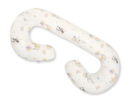 Poduszka ciążowa typu C dla kobiet w ciąży do spania karmienia + zdejmowana poszewka - baloniki