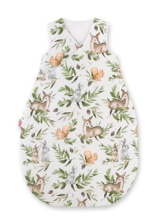 Śpiworek dla dzieci bawełniany M 3-12 mcy TOG 2.5 całoroczny ocieplany - woodland green