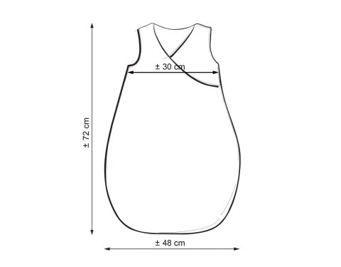 Śpiworek dla dzieci bawełniany M 3-12 mcy TOG 2.5 całoroczny ocieplany - woodland green