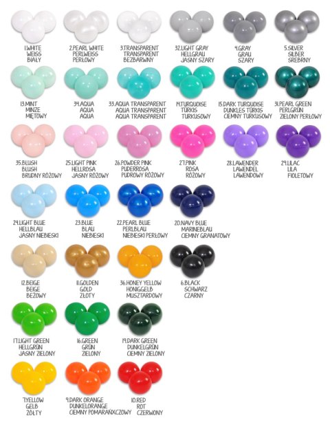 Suchy basen minky H-30 cm z piłkami 200szt.- czekoladowy